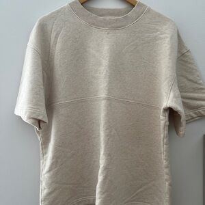 COS Beige Short Sleeve Men's Tee
